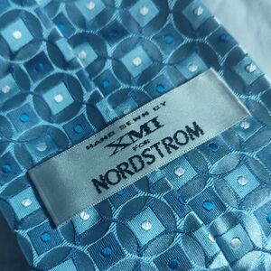 XMI Blue Patterned Tie for Men